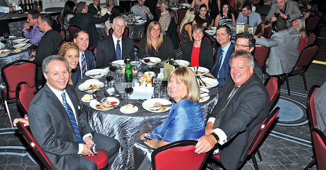 La soirée a eu lieu dans la somptueuse salle de bal
