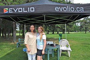 Kiosque Evolio : Maryse Cantin et Cathy Roy