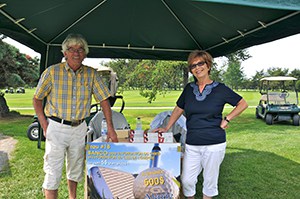 Le trou Banco de la Fondation du CHRTR : Guy Côté et Louise Asselin