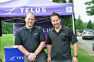 Kiosque de Telus : Jean-François Boisvert et Steve Champagne