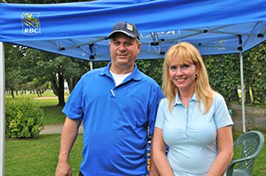 Kiosque de RBC : Isabelle Soucy et Mario Bruni