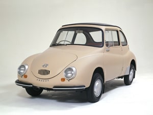 La curieuse petite Subaru 360 de 1958 a marqué les débuts de ce fabricant d'automobiles.