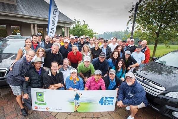 Le tournoi de l’Association des concessionnaires Subaru du Québec au Fontainebleau a été un grand succès.