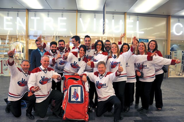 L’équipe de Voyer Marketing à l’ouverture de la Soirée Avant-Première du salon 