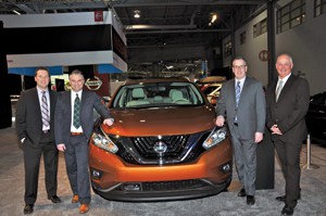 Pierre-Luc Geneau, Jean-Sébastien Michaud, Luc Charbonneau et Jean-Pierre Leclerc, Nissan Canada