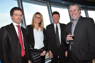 Martin Taillandier et Nancy Longchamps, iA-VAG, Bertrand Larochelle et Marc Dépin, Trois-Rivières Mitsubishi