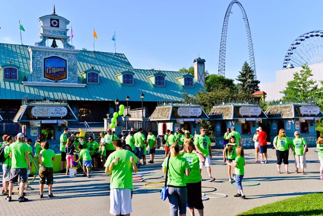 Aperçu de la « Journée d’appréciation des employés » tenue à l’occasion du 100e anniversaire de la CCAM en 2013 à La Ronde.