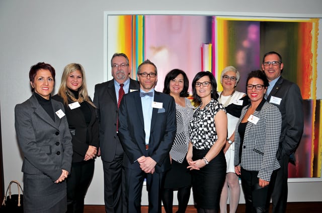 Une partie de l’équipe de Financement aux concessionnaires de BMO Banque de Montréal :  Kim Guillemette, Isabelle Denie, François Parent, Claude Arseneau, Sylvie Brunelle, Guylaine Daigle, Sylvie Gervais, Grace Sills, Robert Pichette