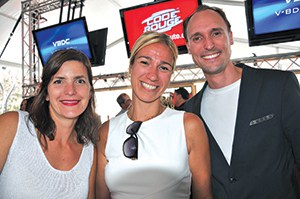 Sophie Denault, Rogers ; Chanelle Routhier, Office National du Film, et Jean-François Côté, Médialliance