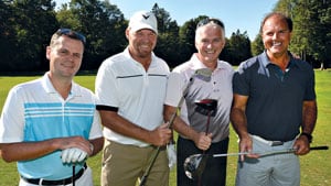 Benoit Theetge, Denis Cyr et Patrice Leclerc, Mercedes-Benz St-Nicolas ; Pierre Langevin, Honda Canada (Crédit photo : Patrice Larouche, Le Soleil)
