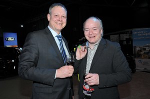 Denis Tardif, vice-président, Suly; Daniel Moreau, J.D. Dodge Chrysler