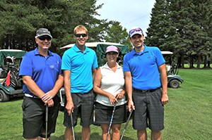 François Lafleur, Maxime Vincent, Anne Tousignant et David Houle, du Groupe Vincent