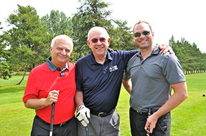 Gaétan Rochette, Raynald Bérubé et François Deschênes, du Groupe Charles Turcotte