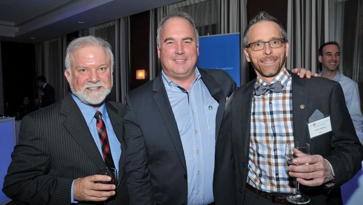 Yves Varin, Canadian Black Book ; Christian Beauvais, Autos PB ; et Claude Arsenault, BMO Financement automobile