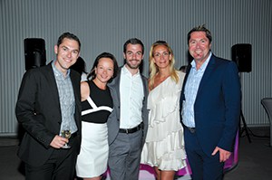 Francis Salotti,  Marie-Claude Forgues, Maxime Généreux, Isabelle Tremblay et Michel Salotti