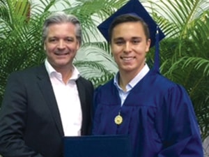 Serge Le Roux et son fils, Marc-Antoine