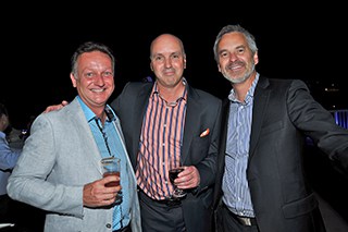 Yves Poliquin, ShowZoom 360; Michel Tremblay, SRH Ressources Humaines; et Louis Beaulieu, Groupe Twin Équipements